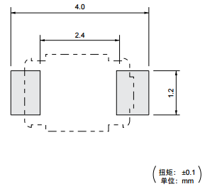 TZY2系列陶瓷微調(diào)電容器焊盤布局 TZY2系列陶瓷微調(diào)電容器焊盤布局