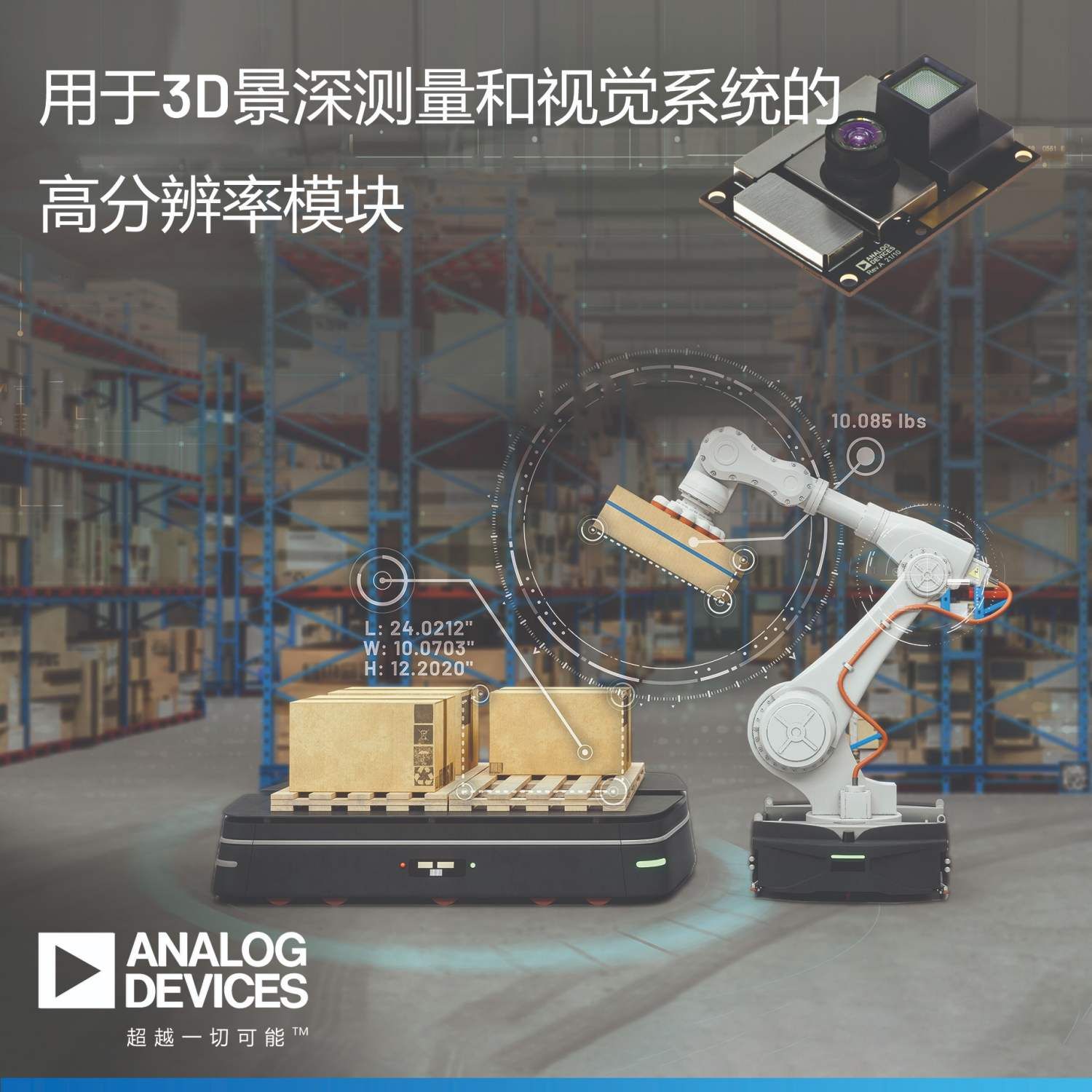 ADI��˾����3D����y����ҕ�Xϵ�y�ĸ߷ֱ��ʡ����IƷ�|���g���w�Еr�g��iToF��ģ�K